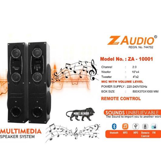ZEE AUDIO PAIR 1015 Speakers, engineered for clear, powerful sound suitable for both personal and professional use.