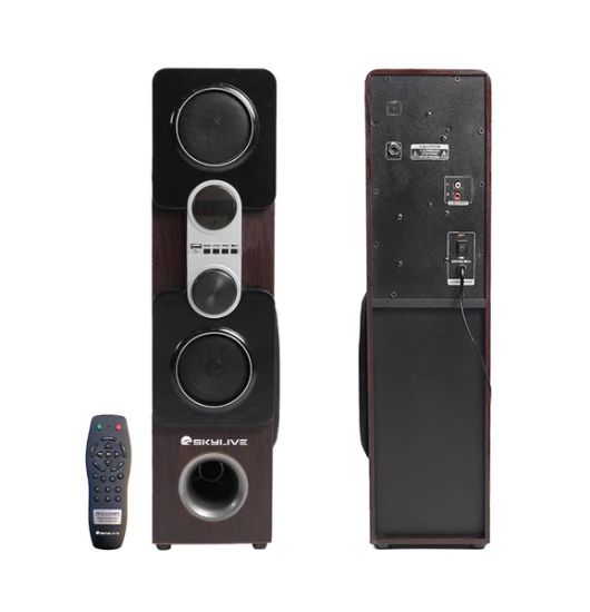 J-14 Tower Speaker. Designed to impress both in sound and style, this tower powerhouse delivers deep bass, crisp vocals, and crystal-clear highs, creating an immersive soundstage that elevates every beat.