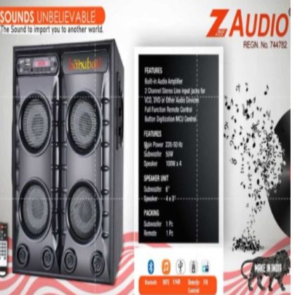 ZEE AUDIO 5" 0020 Speaker, designed for both personal and professional use. Its compact size delivers crisp highs, balanced mids, and satisfying bass, making it perfect for small events, home setups, or studio monitoring.