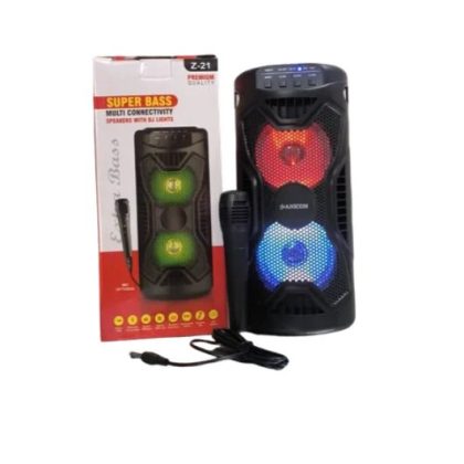 Z-21 Speaker (J-6)—a compact powerhouse crafted for crystal-clear sound and deep, punchy bass.