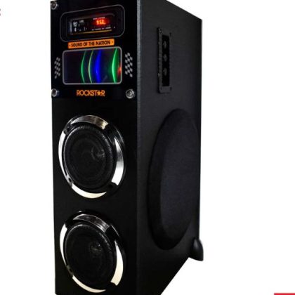 TOWER ROCKSTAR. Engineered for deep bass, clear mids, and crisp highs, it delivers room-filling, immersive audio that energizes every moment