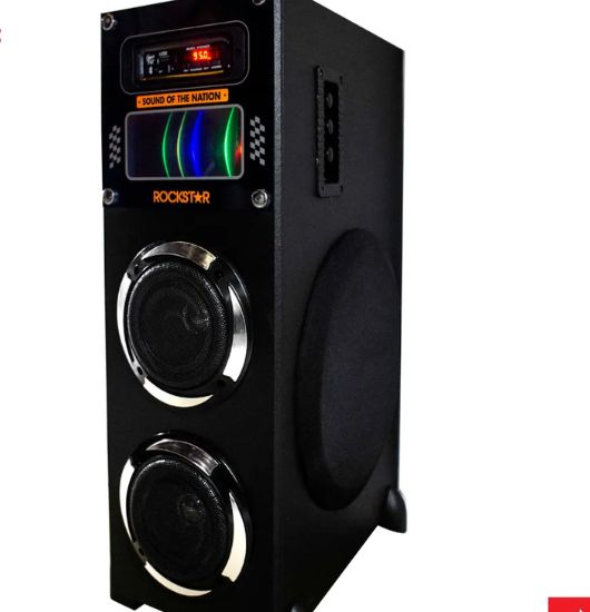 TOWER ROCKSTAR. Engineered for deep bass, clear mids, and crisp highs, it delivers room-filling, immersive audio that energizes every moment