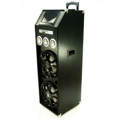 Zee Audio Trolley 12" 1212 Heavy. Equipped with a 12-inch woofer and heavy-duty construction, this portable trolley speaker delivers deep bass, clear mids, and crisp highs.