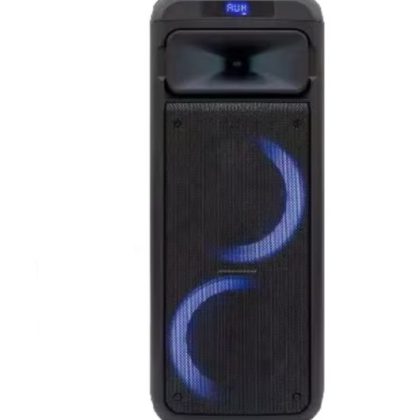 Zee Audio Trolley 6666. Equipped with a high-performance woofer, this portable trolley speaker delivers deep bass, crisp mids, and clear highs for a full, immersive audio experience.