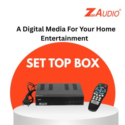 Zee Audio Set-Top Box can help you transform your experience watching television by providing a clear picture and easy access to streaming videos, and a straightforward user interface.